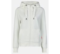 Sweatjacke SALZHAUT "Sweatjacke SÖÖTE", Damen, Gr. M, weiß (sanftes weiß), Obermaterial: 55% Baumwolle CO. 45% Polyester PES., Sweatjacken Sweatjacke (56688901-M) sanftes weiß
