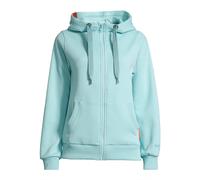 Sweatjacke SALZHAUT "Sweatjacke SÖÖTE", Damen, Gr. S, blau (aqua), Obermaterial: 55% Baumwolle CO. 45% Polyester PES., Sweatjacken Sweatjacke (41835148-S) aqua