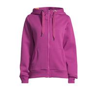 Sweatjacke SALZHAUT "Sweatjacke SÖÖTE", Damen, Gr. XS, lila (plum), Obermaterial: 55% Baumwolle CO. 45% Polyester PES., Sweatjacken Sweatjacke (68838802-XS) plum