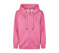 Sweatjacke SALZHAUT "Sweatjacke TOPE", Damen, Gr. XS, rosa (blossom), Obermaterial: 80% Baumwolle CO. 20% Polyester PES., Sweatjacken Sweatjacke (75475529-XS) blossom