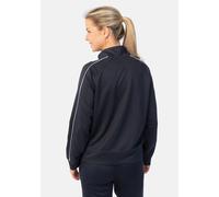 Sweatjacke STOOKER WOMEN "Trainingsjacke Sweatjacke", Damen, Gr. 40/42, blau (navy), angeraute Sweatware, 100% Polyester, regular fit, Sweatjacken Sweatjacke, Sweatjacke Sport Synthetic für Damen (308