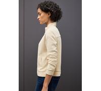 Cordjacke STREET ONE, Damen, Gr. 46, soft beige, Web, 67% Baumwolle, 28% Polyester, 5% Elasthan, unifarben, comfort fit, hoch geschlossener Ausschnitt, elastischer Bund, Jacken, in Cord-Optik (7539722