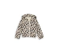 Sweatjacke TOM TAILOR, Jungen, Gr. 128/134, big leopard print, Sweatware, Obermaterial: 60% Baumwolle, 40% Polyester, regular fit normal, ohne Ausschnitt, elastischer Bund, Sweatjacken Sweatjacke, mit