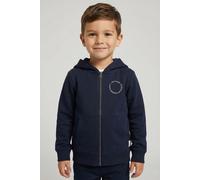 TOM TAILOR Jungen 1029982 Kinder Sweatjacke Mit Print Aus Bio-Baumwolle, 10668 - Sky Captain Blue, 164 EU