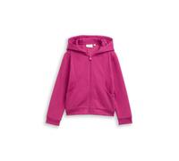 TOM TAILOR Mädchen 1047439 Kinder Cropped Hoodie Sweatjacke mit Rückenprint, 32216-Smooth Magenta, 104/110