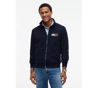 Sweatjacke TOMMY HILFIGER "BRAND LOVE SMALL FLAG REGULAR", Herren, Gr. XL, blau (navy blau), Sweatware, Obermaterial: 100% Baumwolle, regular fit, Bündchen, Sweatjacken Sweatjacke (49060700-XL) navy b