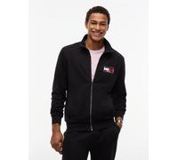 Sweatjacke TOMMY HILFIGER "BRAND LOVE SMALL FLAG REGULAR", Herren, Gr. XL, schwarz, Sweatware, Obermaterial: 100% Baumwolle, regular fit, Bündchen, Sweatjacken Sweatjacke (20195728-XL) schwarz