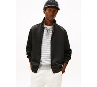 Sweatjacke TOMMY HILFIGER "MODERN ATH TRACK JACKET", Damen, Gr. M, schwarz, Sweatware, Obermaterial: 95% Polyester, 5% Elasthan, normal, Bündchen, Sweatjacken Sweatjacke (95736231-M) schwarz