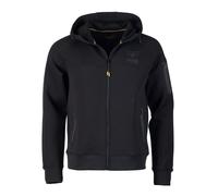 Sweatjacke TOP GUN "TG25007", Herren, Gr. XL, schwarz, Oberstoff: 80% Baumwolle, 15% Polyester, 5% Elasthan, Sweatjacken Sweatjacke (64912116-XL) schwarz
