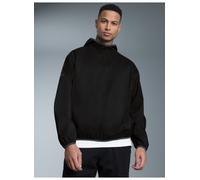 Sweatjacke TRIGEMA "TRIGEMA Dünne Kapuzenjacke mit praktischen Taschen", Herren, Gr. XL, schwarz, 100% Polyester, Basic, Sweatjacken Sweatjacke (92562607-XL) schwarz