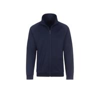 Sweatjacke TRIGEMA "TRIGEMA Raglanjacke aus Sweat-Qualität", Herren, Gr. XL, blau (navy), 70% Baumwolle, 30% Polyester, Sweatjacken Sweatjacke (69373243-XL) navy