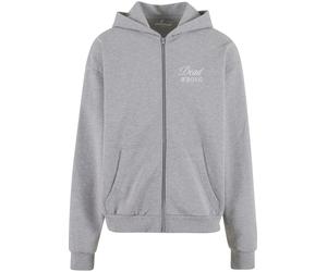 Sweatjacke "Upscale by Mister Tee Dangerous Grounds Oversize Zip Hoody", Herren, Gr. M, erdgrau, 100% Baumwolle, UPSCALE BY MISTER TEE, Rundhals, Sweatjacken Sweatjacke (64923807-M) erdgrau