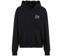 Sweatjacke "Upscale by Mister Tee Dangerous Grounds Oversize Zip Hoody", Herren, Gr. XL, schwarz, 100% Baumwolle, UPSCALE BY MISTER TEE, Sweatjacken Sweatjacke (99950021-XL) schwarz