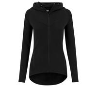 Urban Classics Ladies Athletic Interlock Zip Hoody in Gr. L in Schwarz