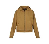 Urban Classics Damen Kapuzenpullover Ladies Boxy Zip Hoody summerolive L