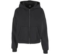 Urban Classics Damen TB6131-Ladies Boxy Zip Hoody Kapuzenpullover, Black, XL
