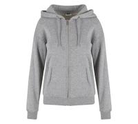 Sweatjacke URBAN CLASSICS "Urban Classics Damen Ladies Classic Zip Hoody" Gr. XL, grau (grey) Damen Sweatjacken (22029635-XL) grey
