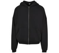Urban Classics - Herren Kapuzenpullover TB4921 90's Zip - 65% Baumw., 35% Polyester - Schwarz XL