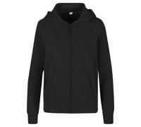 Urban Classics Damen Kapuzenjacke Basic Essential TB8005 – Reißverschluss, Regular Fit, Schwarz S