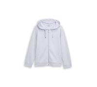 Tom Tailor - Plus Size - Hoodie Sweatjacke aus Scuba soft dusty blue - Gr. - 54