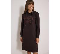Sweatkleid CECIL, Damen, Gr. XS (36), US-Größen, braun (raw chocolate braun), Sweatware, 100% Baumwolle, bedruckt, normal knielang, ohne Ausschnitt, Bündchen, Kleider Sweatkleid, aus 100% Baumwolle (9