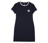 Sweatkleid CONVERSE "CHUCK TAYLOR T-SHIRT DRESS", Damen, Gr. XS (34), N-Gr, schwarz (converse schwarz), Obermaterial: 62% Baumwolle, 33% Polyester, 5% Elasthan, Kleider Sweatkleid (84733700-XS) conver