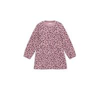 s.Oliver Junior Mädchen 2152386 Sweatkleid Mit Allover Print, Lila/Rosa 41a2, 116 EU