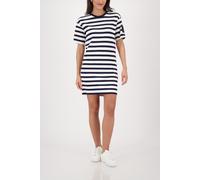 Sweatkleid MONARI, Damen, Gr. 38, N-Gr, marine ger, Web, Obermaterial: 83% Viskose, 14% Polyester, 3% Elasthan, gestreift, regular fit ca. Mitte Oberschenkel, Rundhals, eingesetzt abgesteppte Kante, K