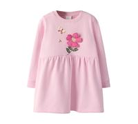 Sweatkleid NAME IT "NMFDRIVA LS SWEAT DRESS UNB", Mädchen, Gr. 128, N-Gr, pirouette, Sweatware, Obermaterial: 100% Baumwolle, bedruckt, unifarben, figurumspielend, Rundhals, Kleider Sweatkleid, mit ho