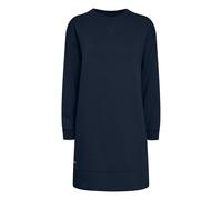 Sweatkleid OXMO "Sweatkleid OXHolly", Damen, Gr. S, N-Gr, blau (total eclipse), Obermaterial: 55% Polyester PES. 45% Baumwolle CO., Kleider Sweatkleid (83557023-S) total eclipse