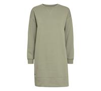 Sweatkleid OXMO "Sweatkleid OXHolly", Damen, Gr. S, N-Gr, grün (seagrass), Obermaterial: 55% Polyester PES. 45% Baumwolle CO., Kleider Sweatkleid (48592050-S) seagrass