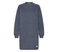 Sweatkleid OXMO "Sweatkleid OXKAREN", Damen, Gr. S, N-Gr, blau (total eclipse melange), Obermaterial: 80% Polyester PES. 20% Baumwolle CO., Kleider Sweatkleid (54883133-S) total eclipse melange