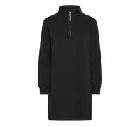 Sweatkleid OXMO "Sweatkleid OXMILLE", Damen, Gr. S, N-Gr, schwarz, Obermaterial: 55% Polyester PES. 45% Baumwolle CO., Kleider Sweatkleid (95679508-S) schwarz