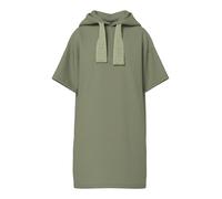 Sweatkleid PIECES "PCCHILLI SUMMER 2/4 DRESS SWT NOOS UB BC", Damen, Gr. M, N-Gr, grün (deep lichen grün detail:wide lurex), Obermaterial: 50% Baumwolle, 50% Polyester, unifarben, bequem, ohne Ausschn