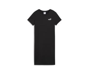 Sweatkleid PUMA "ESS Small No. 1 Logo Slim Kleid Damen", Damen, Gr. XL, Normalgrößen, schwarz, Obermaterial: 5% Elasthan, 95% Baumwolle. Kragen: 70% Baumwolle, 30% Polyester, slim fit, Rundhals, Kleid