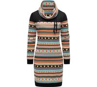 Sweatkleid RAGWEAR "Chlloe Jacquard YOUMODO", Damen, Gr. M (38), Normalgrößen, bunt, Material: 70% Baumwolle, 30% Polyester, figurumspielend ca. Mitte Oberschenkel, hoch geschlossener Ausschnitt, Ärme