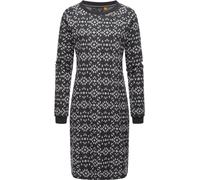 Ragwear Damen Jersey Shirtkleid Langarm Sweatkleid Winterkleid Dassa Aztec Dark Grey Gr. XS