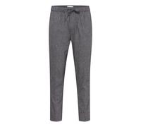 Sweatpants CASUAL FRIDAY "Sweatpants CGPilou", Herren, Gr. M, Länge 32, blau (schwarz navy melange), Obermaterial: 35% Polyester Pol. recyc.. 22% Baumwolle CO. 22% Leinen LI. 19% Viskose CV. 2% Elasth