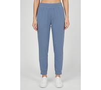 Sweatpants HUGO UNDERWEAR "Laze Pants CW", Damen, Gr. M (50), N-Gr, open blau 496, Jersey, Obermaterial: 95% Baumwolle, 5% Elasthan, Basic, regular fit lang, Hosen Sweatpants, mit angesetztem Bund (94