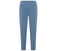 Sweatpants HUGO UNDERWEAR "Laze Pants CW", Damen, Gr. M (50), N-Gr, open blau 496, Jersey, Obermaterial: 95% Baumwolle, 5% Elasthan, Basic, regular fit lang, Hosen (94795559-M) open blau 496