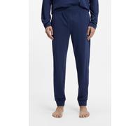 Sweatpants HUGO UNDERWEAR "Laze Pants CW", Damen, Gr. XL (54), N-Gr, dunkelblau 409, Jersey, Obermaterial: 95% Baumwolle, 5% Elasthan, Basic, regular fit lang, Hosen, mit angesetztem Bund (29197164-XL