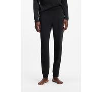 Sweatpants HUGO UNDERWEAR "Laze Pants CW", Damen, Gr. XL, N-Gr, blau, Jersey, Obermaterial: 95% Baumwolle, 5% Elasthan, unifarben, Basic, regular fit lang, Hosen, mit angesetztem Bund (57371369-XL) bl