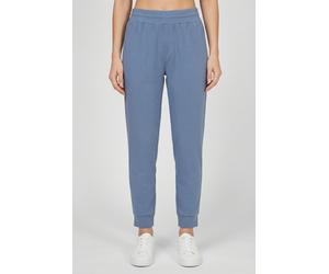 Sweatpants HUGO UNDERWEAR "Laze Pants CW", Damen, Gr. XXL (56), N-Gr, open blau 496, Jersey, Obermaterial: 95% Baumwolle, 5% Elasthan, Basic, regular fit lang, Hosen, mit angesetztem Bund (94795559-XX
