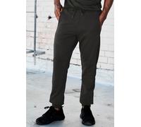 Sweatpants LE JOGGER, Herren, Gr. XL (56/58), XXL, schwarz, Obermaterial: 50% Polyester, 45% Baumwolle, 5% Elasthan, unifarben, bequem knöchellang, Hosen, mit farblichen Einsatz und Reißverschlusstasc
