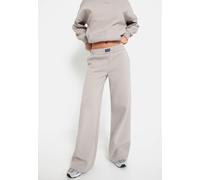 Sweatpants LSCN BY LASCANA, Damen, Gr. 40/42, N-Gr, beige (sand), Sweatware, Obermaterial: 60% Baumwolle, 40% Polyester, unifarben, bequem, Hosen, extra weiche Sweatware (38738822-40) sand