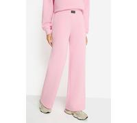 Sweatpants LSCN BY LASCANA, Damen, Gr. 44/46, N-Gr, rose, Sweatware, Obermaterial: 60% Baumwolle, 40% Polyester, unifarben, bequem, Hosen, extra weiche Sweatware (89921748-44) rose