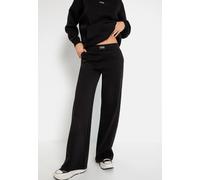 Sweatpants LSCN BY LASCANA, Damen, Gr. 48/50, N-Gr, schwarz, Sweatware, Obermaterial: 60% Baumwolle, 40% Polyester, unifarben, bequem, Hosen, extra weiche Sweatware (95989860-48) schwarz