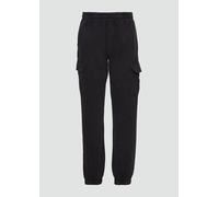 Sweatpants mit Cargo-Taschen und Waschung 42 schwarz 2153284.9999.42