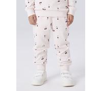 Sweatpants NAME IT "NMFVALBA SWE PANT UNB NOOS", Mädchen, Gr. 116, N-Gr, crystal pink, Sweatware, Obermaterial: 100% Baumwolle, bedruckt, normal knöchellang, Hosen (70681136-116) crystal pink