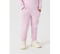 Sweatpants NAME IT "NMFVALBA SWE PANT UNB NOOS", Mädchen, Gr. 122, N-Gr, rosa (corsage), Sweatware, Obermaterial: 100% Baumwolle, bedruckt, normal knöchellang, Hosen (27042908-122) corsage